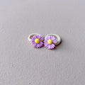 Haarelastiekjes - Daisy paars