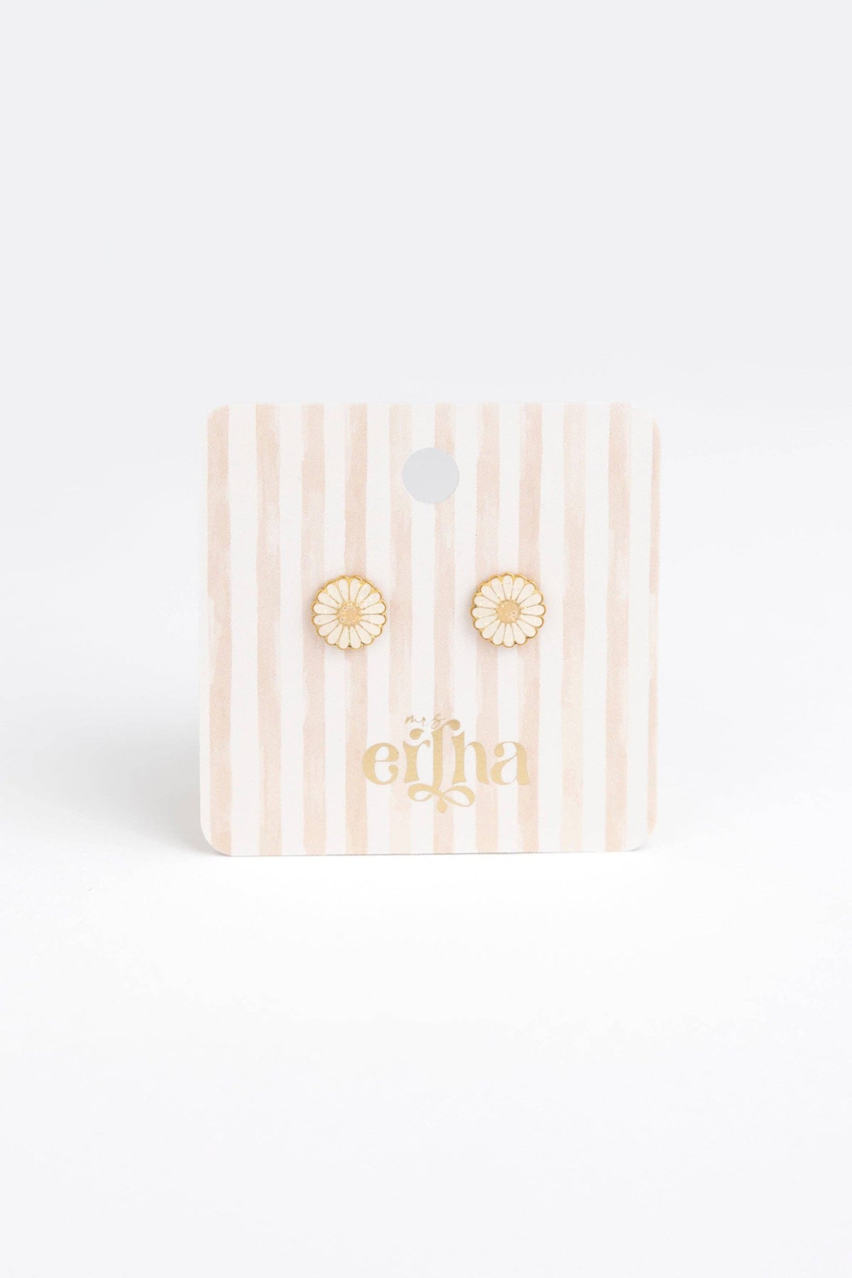 Studs oorbellen- Gouden Madelief