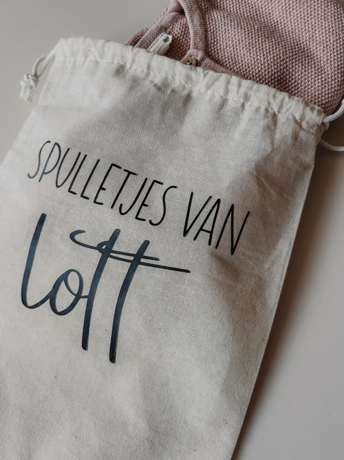 Bewaarzakje met naam