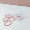 Haarelastiekjes - Setje lichtroze