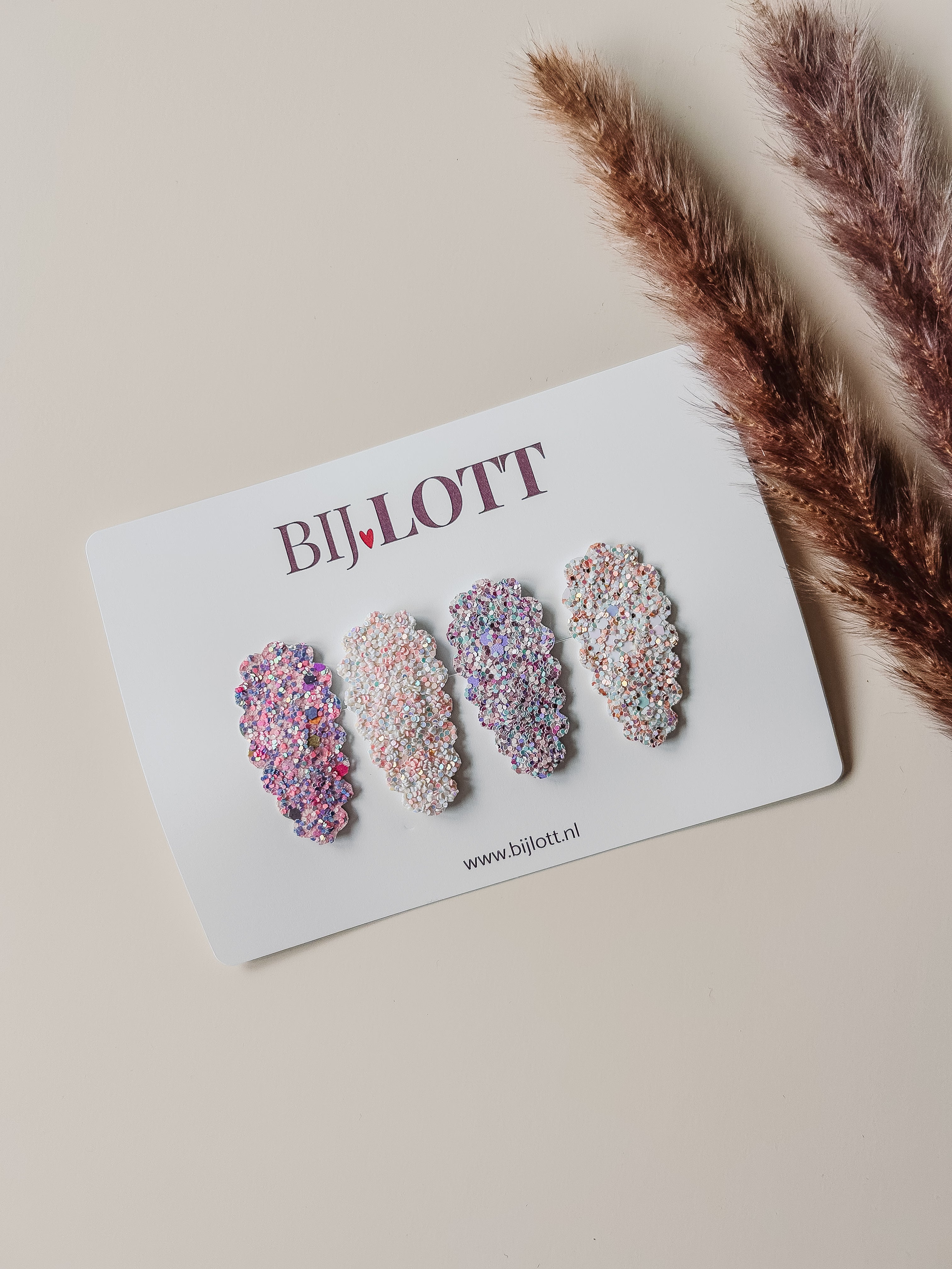 Gemixt haarsetje - Lottie glitter
