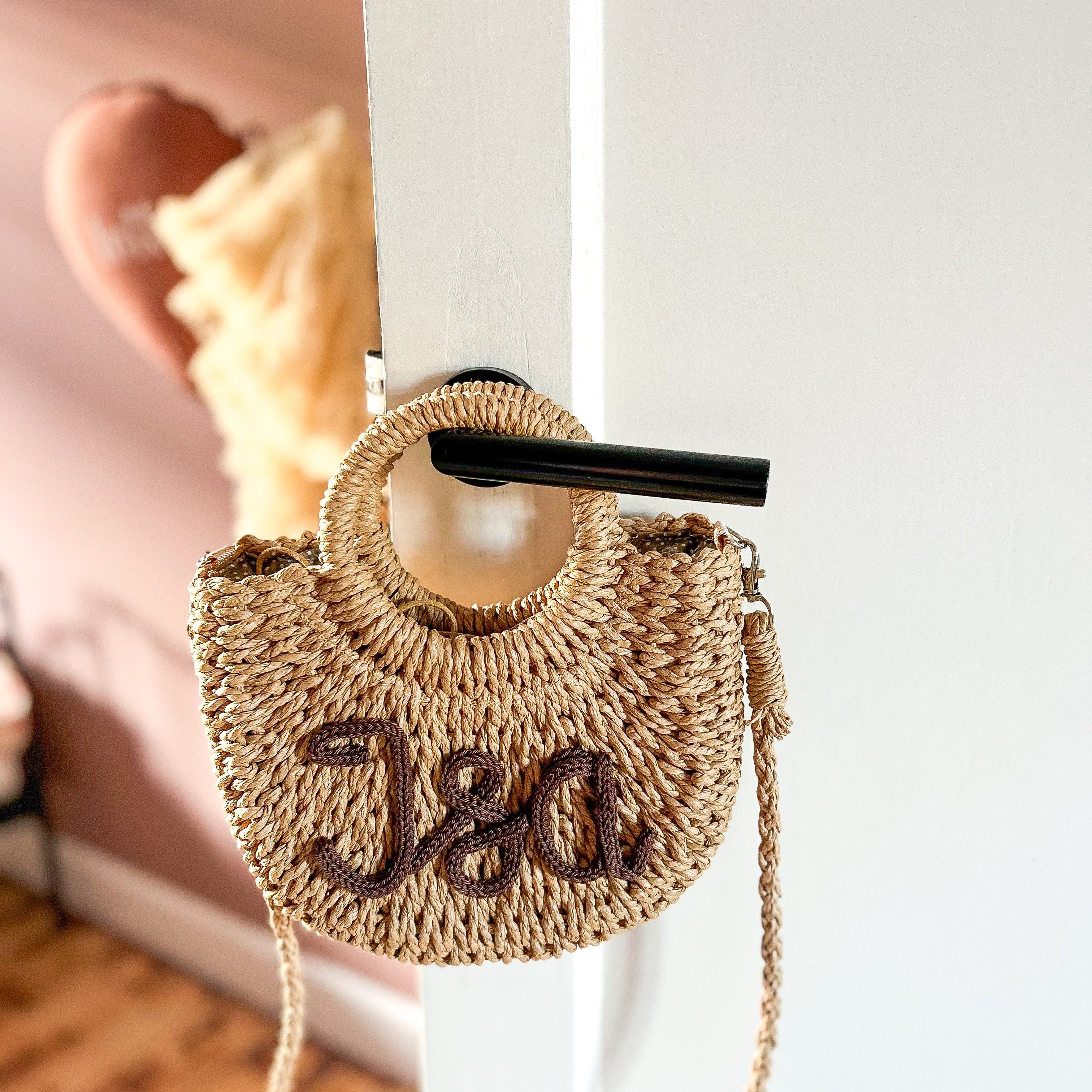 Half moon bag met naam