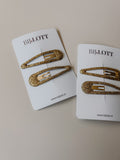 Duo setje - Glitter gold