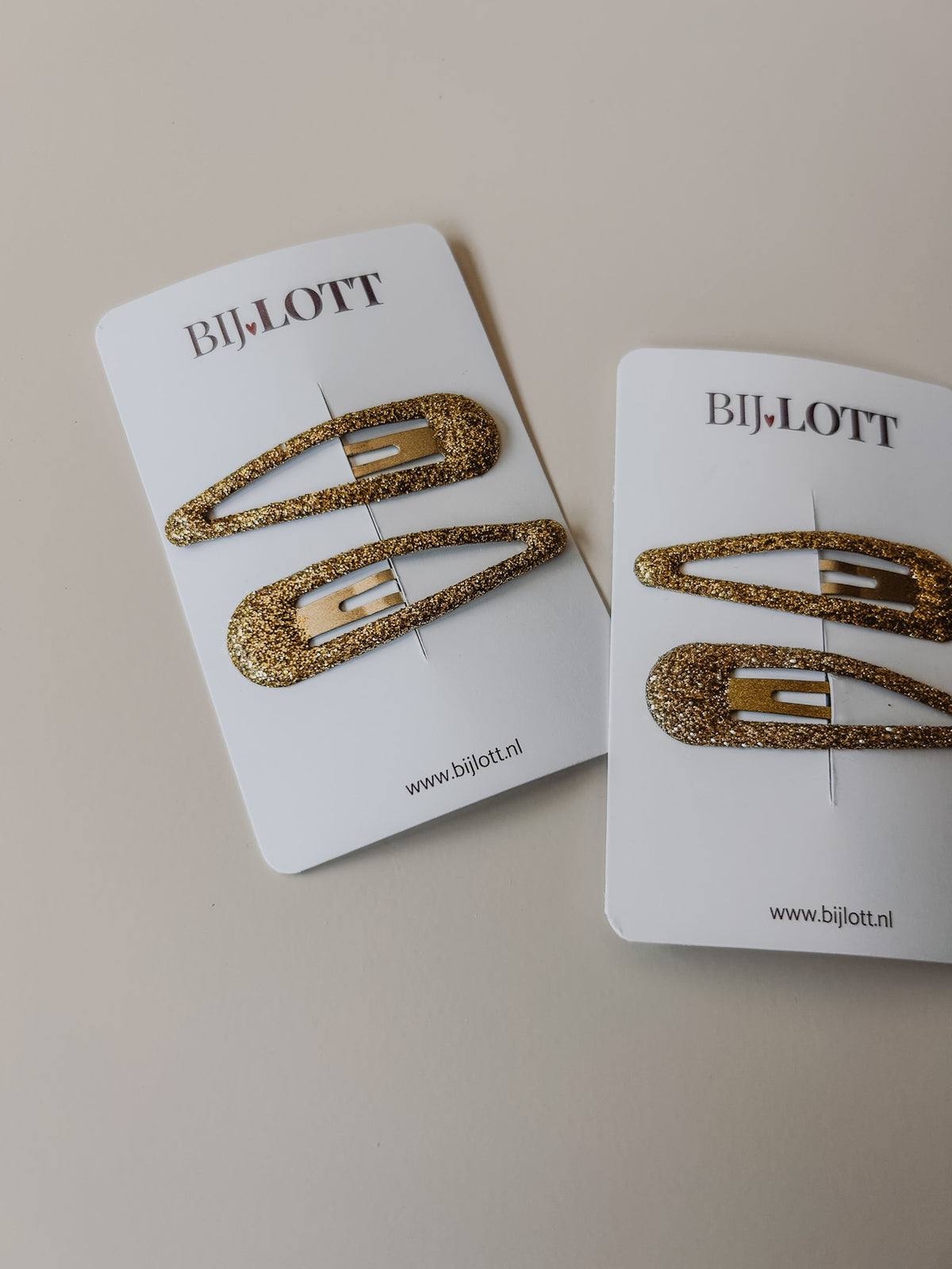 Duo setje - Glitter gold